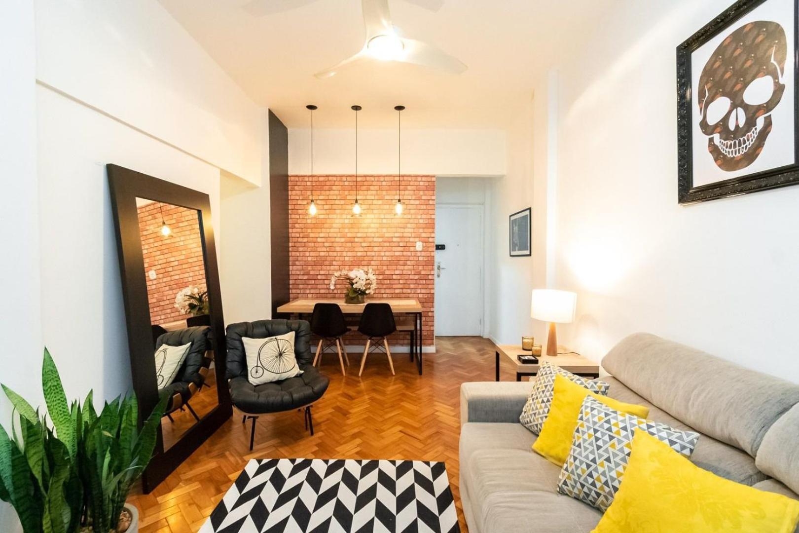 Omar do Rio - BT 207 Moderno 2 Quartos com Garagem, Internet 240mbps, Smart TV com WorkStation, 05 minutos andando da Praia de Ipanema e do Metrô Rio de Janeiro Exterior foto